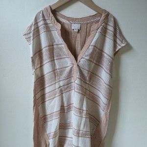 Anthropologie- women's pink blouse